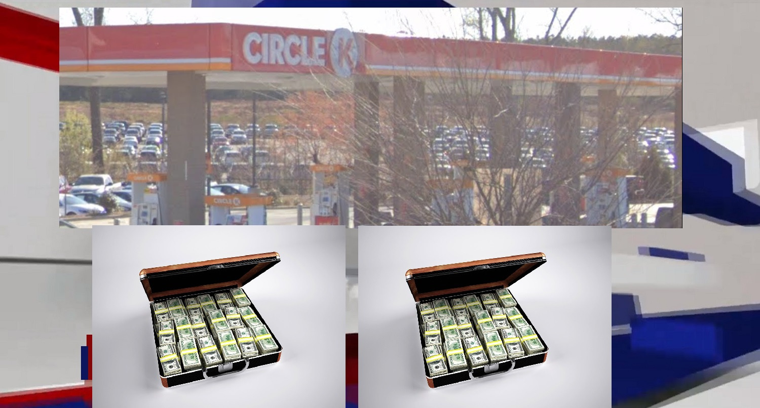 CHARLOTTE WOMAN WINS LOTTERY AT CIRCLE K GAS STATION IN UNIVERSITY AREA