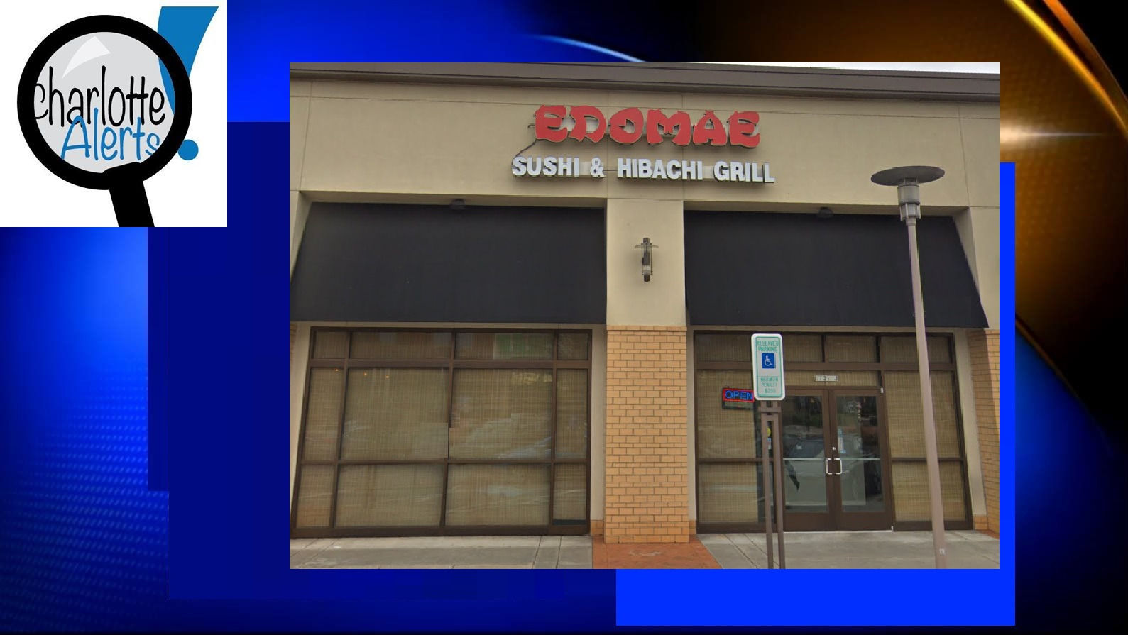 EDOMAE SUSHI & HIBACHI GRILL HAD ROACH IN THE SOAP CONTAINER, HAD DIRTY DISHES