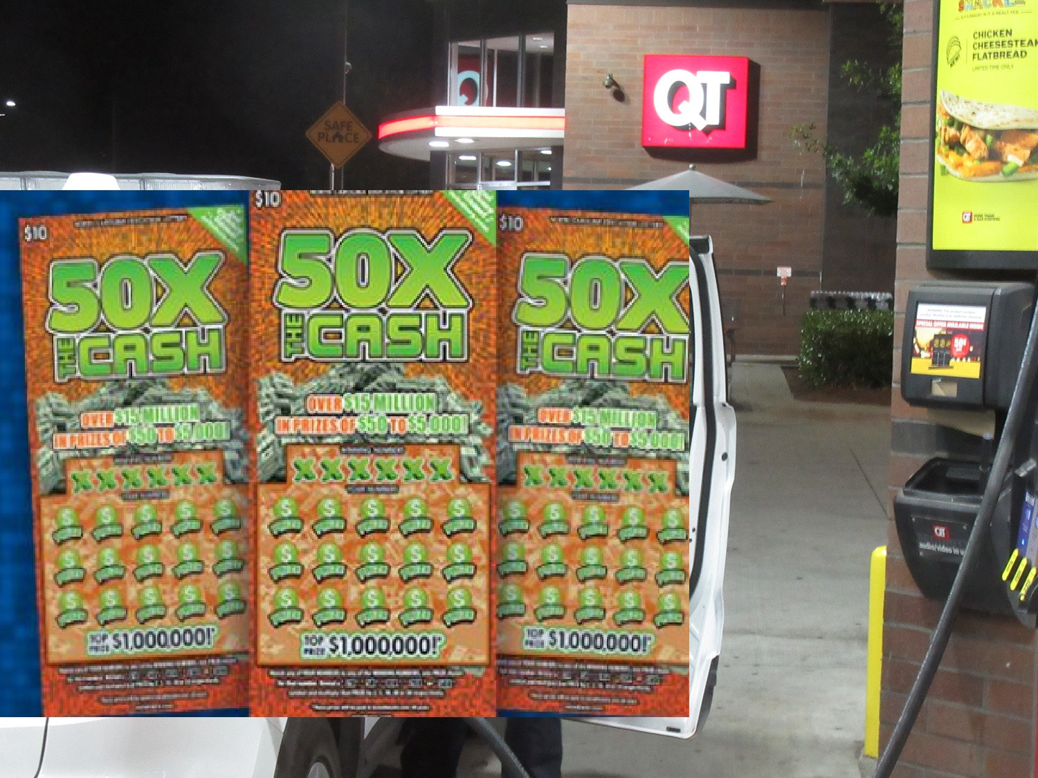 CHARLOTTE MAN WINS $1 MILLION LOTTERY AT QUIK TRIP GAS STATION