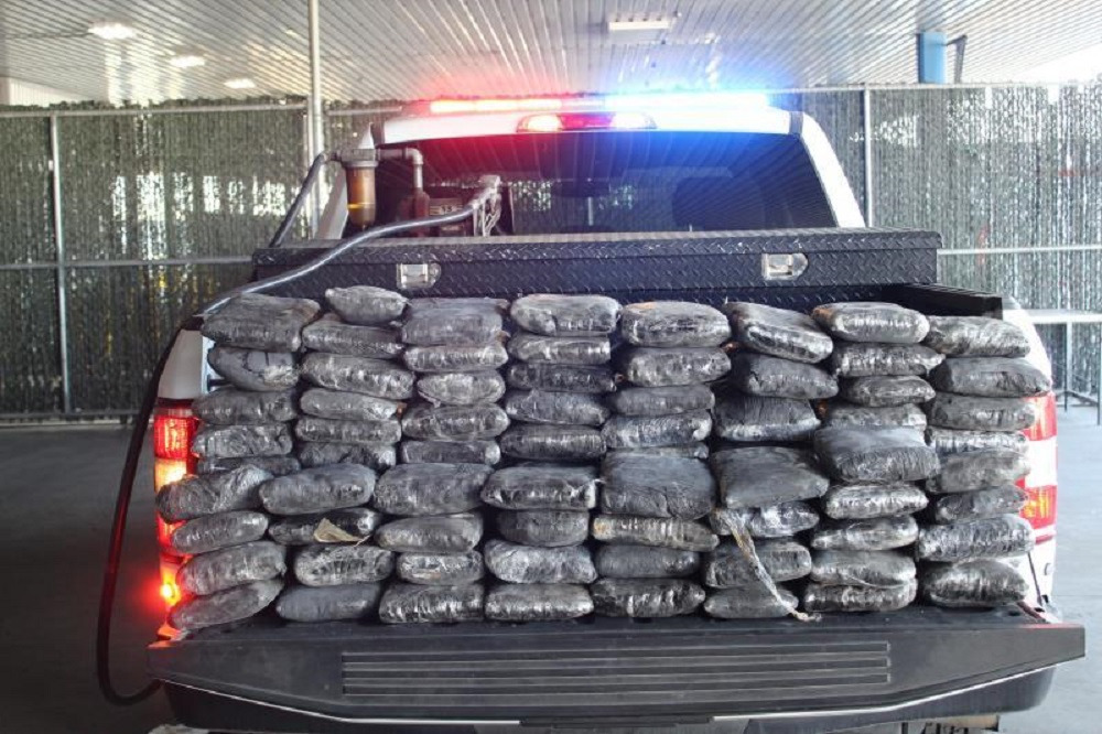 $7 MILLION WORTH OF METHAMPHETAMINE FOUND ON BACK OF FORD TRUCK