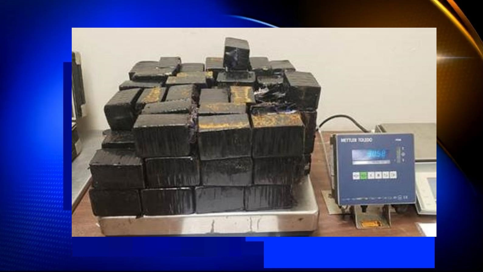 MAN FOUND WITH $1.3 MILLION WORTH OF METHAMPHETAMINE HIDDEN IN CAR TIRES
