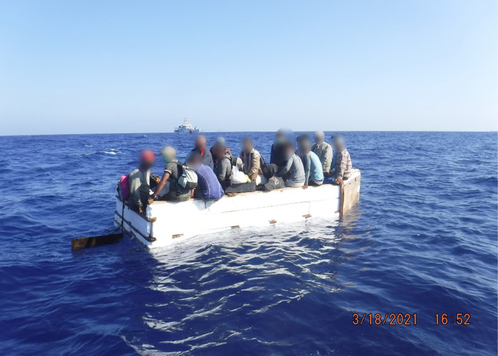 COAST GUARD REPATRIATES 17 MIGRANTS BACK TO CUBA
