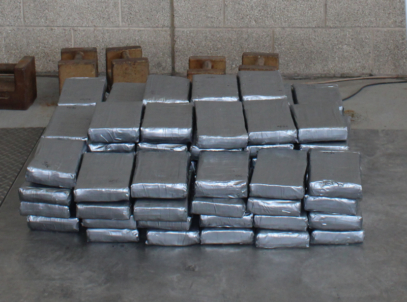 $1.5 MILLION IN COCAINE SEIZED IN DISGUISED COMMERCIAL SHIPMENT