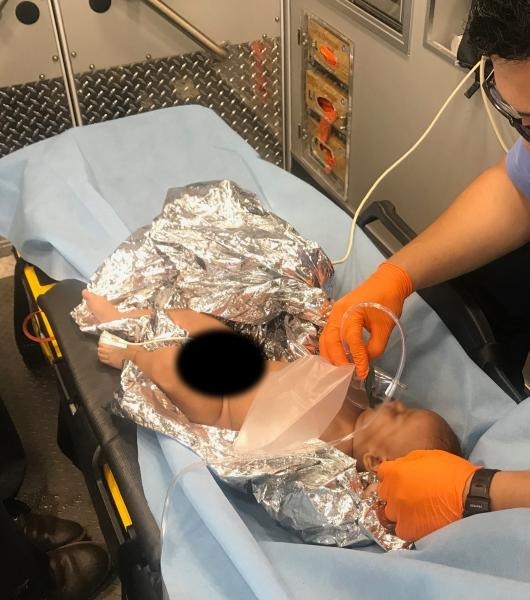 FEDERAL AGENTS SAVE BABY FROM DROWNING WHILE CROSSING INTO THE UNITED STATES