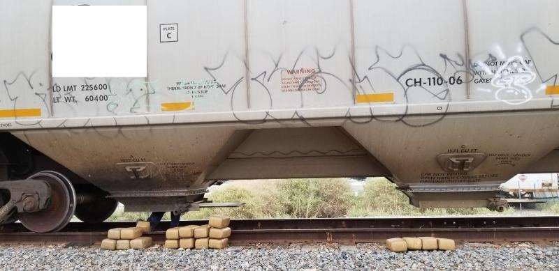 CALIFORNIA COPS SEIZE 239 POUNDS OF MARIJUANA IN TRAIN COMPARTMENT