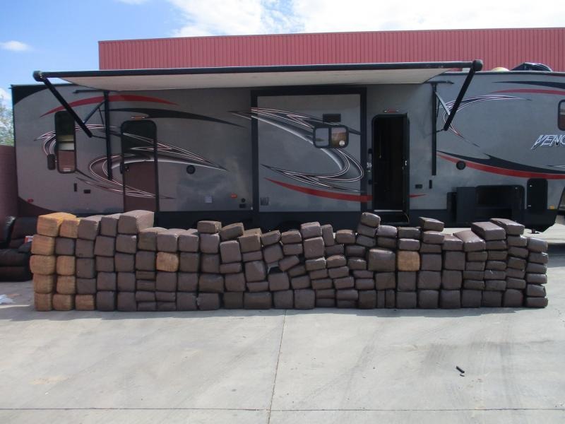 $480,000 IN MARIJUANA INTERCEPTED FROM VEHICLE BY FEDERAL AGENTS