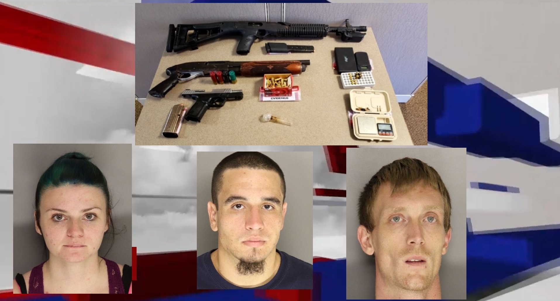 3 ARRESTED ON DRUG, WEAPON, AND THEFT CHARGES IN LANCASTER COUNTY