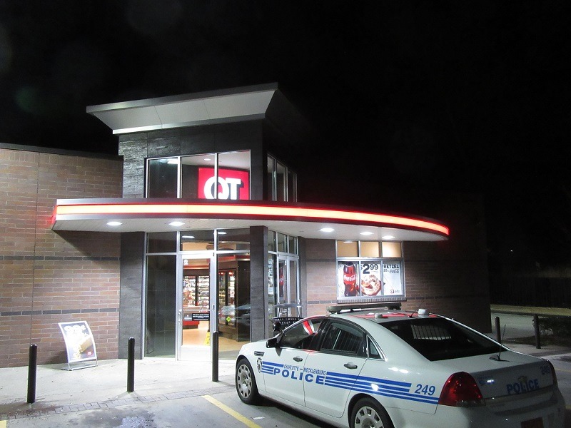 SHOOTOUT ENDS IN QUIK TRIP GAS STATION, STARTED AT McDONALDS