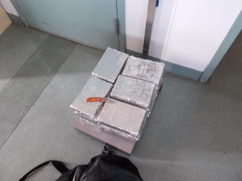 $1.6 MILLION IN COCAINE SEIZED AT CHECK POINT