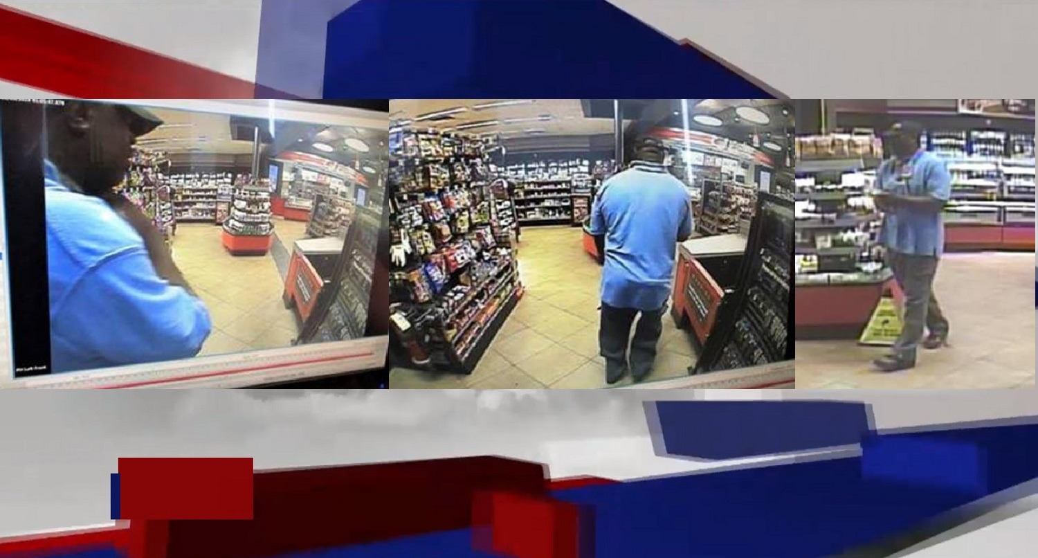 BLACK MAN ROBS QUIK TRIP GAS STATION ON WOODLAWN ROAD