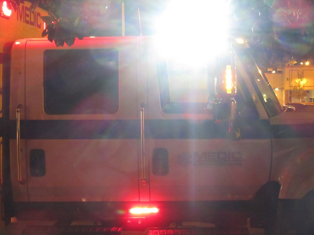 MAN HIT BY VEHICLE ON THE PLAZA, LIFE THREATENING INJURIES