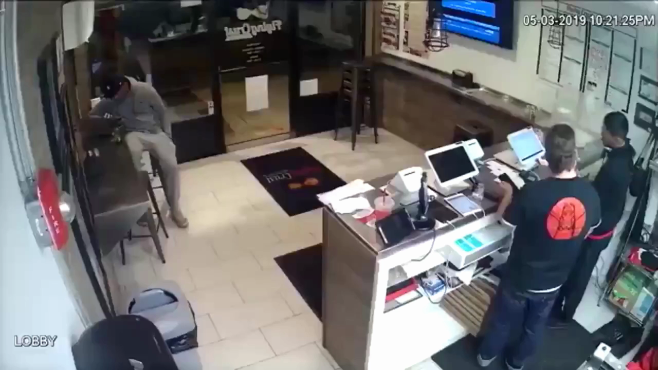 VIDEO: DRUNK ELEMENTARY SCHOOL TEACHER CRASHES INTO PIZZA RESTAURANT