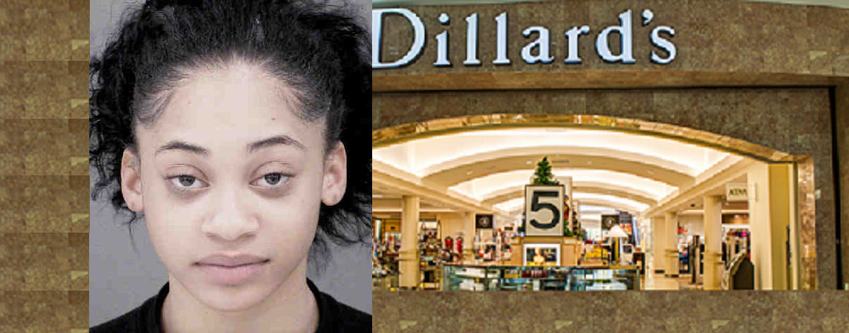DILLARDS EMPLOYEE ARRESTED FOR STEALING
