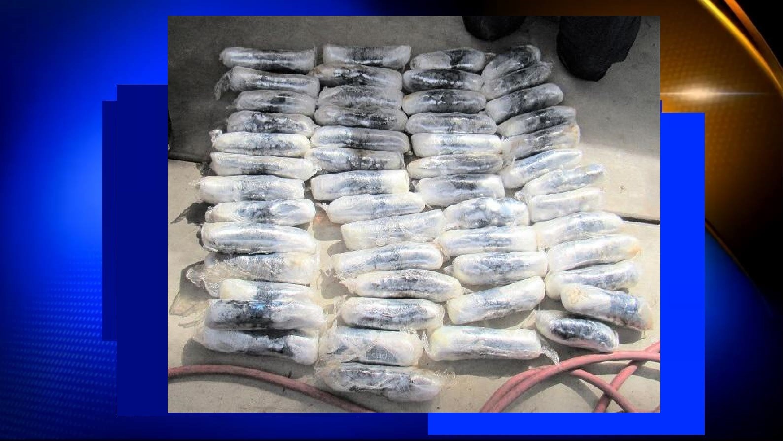 $850,000 IN METHAMPHETAMINE SEIZED FROM DRIVER