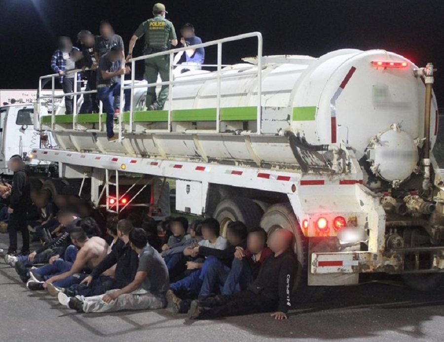 OVER 2 DOZEN ILLEGAL IMMIGRANTS HID IN GAS TANKER TRUCK DURING MEMORIAL DAY WEEKEND