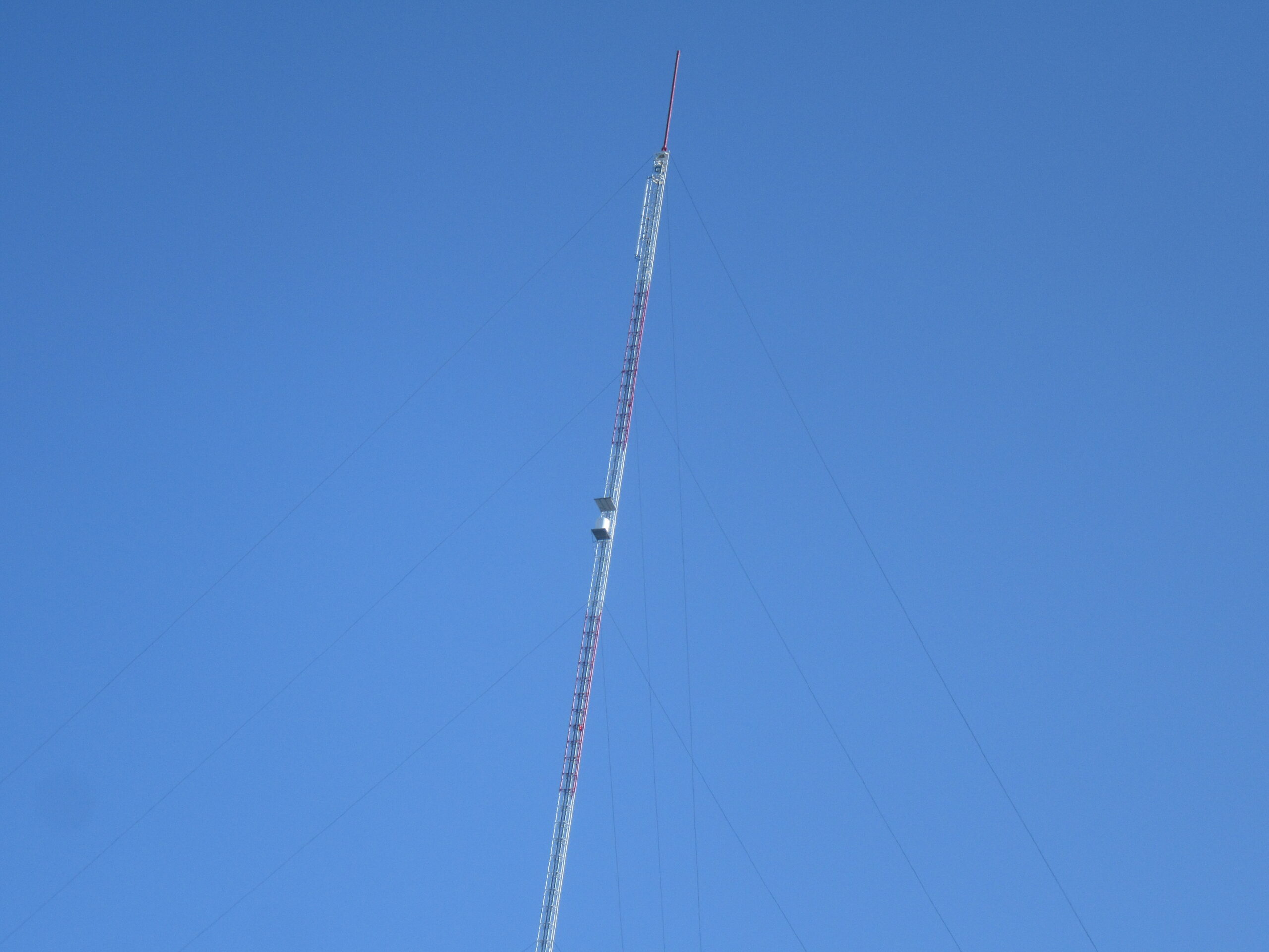MAN CLIMBS ELECTRICAL TOWER, POWER GOES OUT FOR MANY