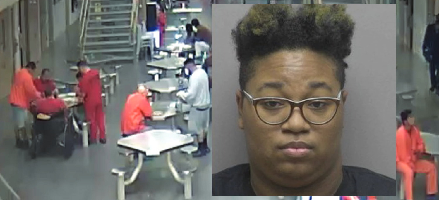 FEMALE PRISON GUARD CHARGED WITH HAVING SEXUAL ACTIVITY WITH INMATE