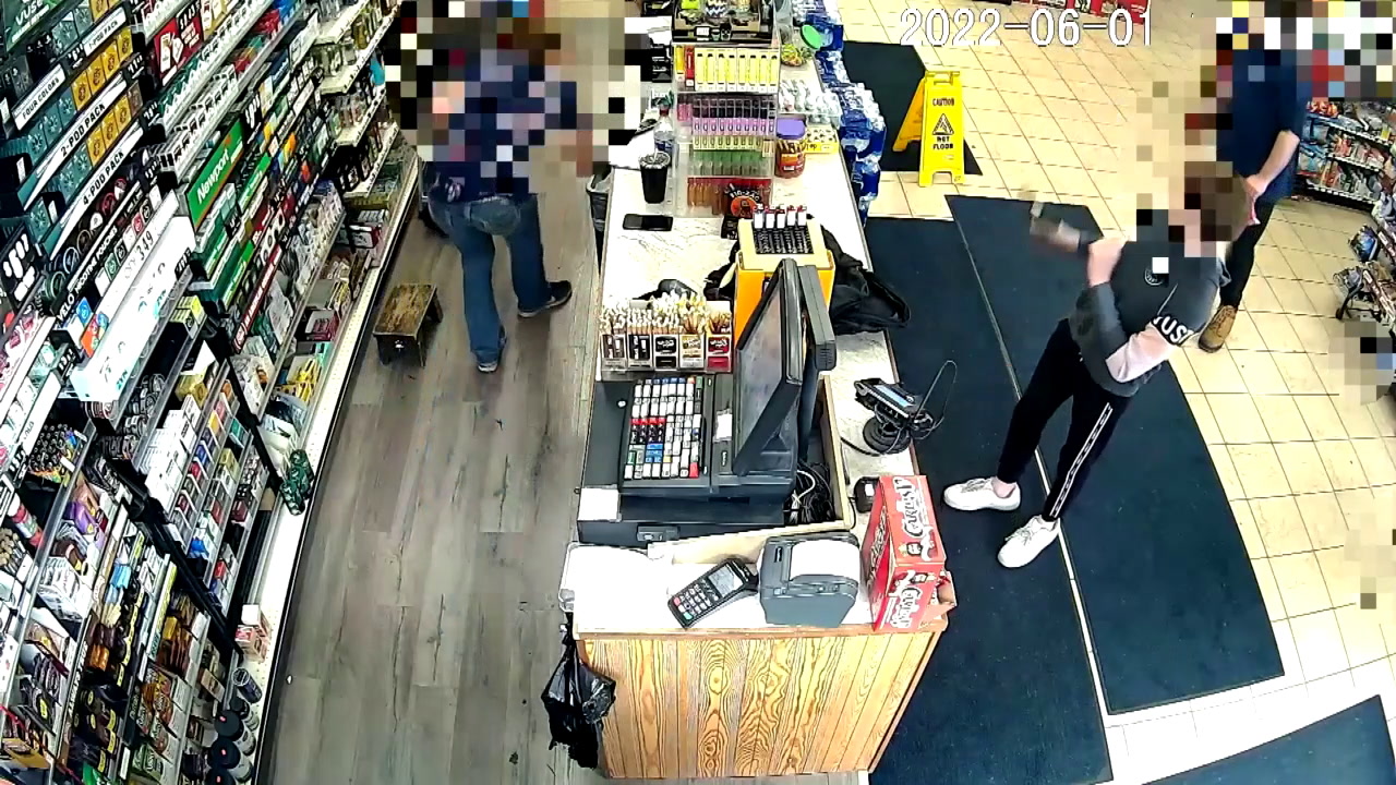 VIDEO: 12-YEAR-OLD KID ROBS MARATHON GAS STATION, SHOTS FIRED