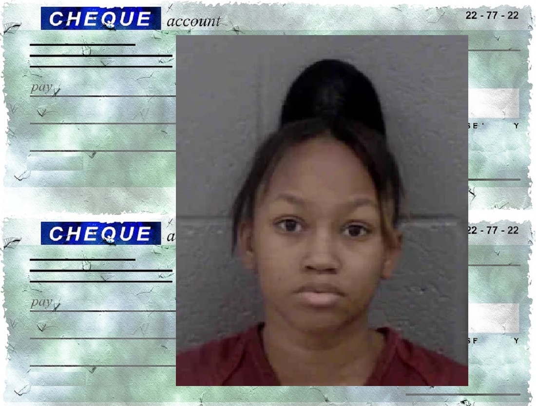 WOMAN ACCUSED OF ATTEMPTING TO CASH FRAUDULENT CHECKS
