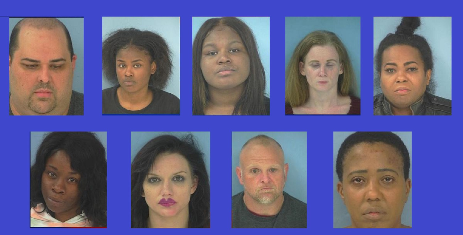 9 PEOPLE ARRESTED IN PROSTITUTION STING AT HOLIDAY INN EXPRESS