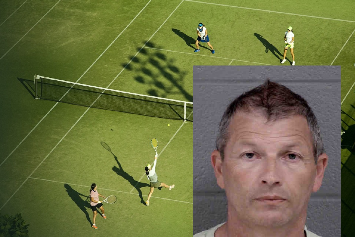 TENNIS COACH VIDEO RECORDED TEEN GIRLS TAKING SHOWER