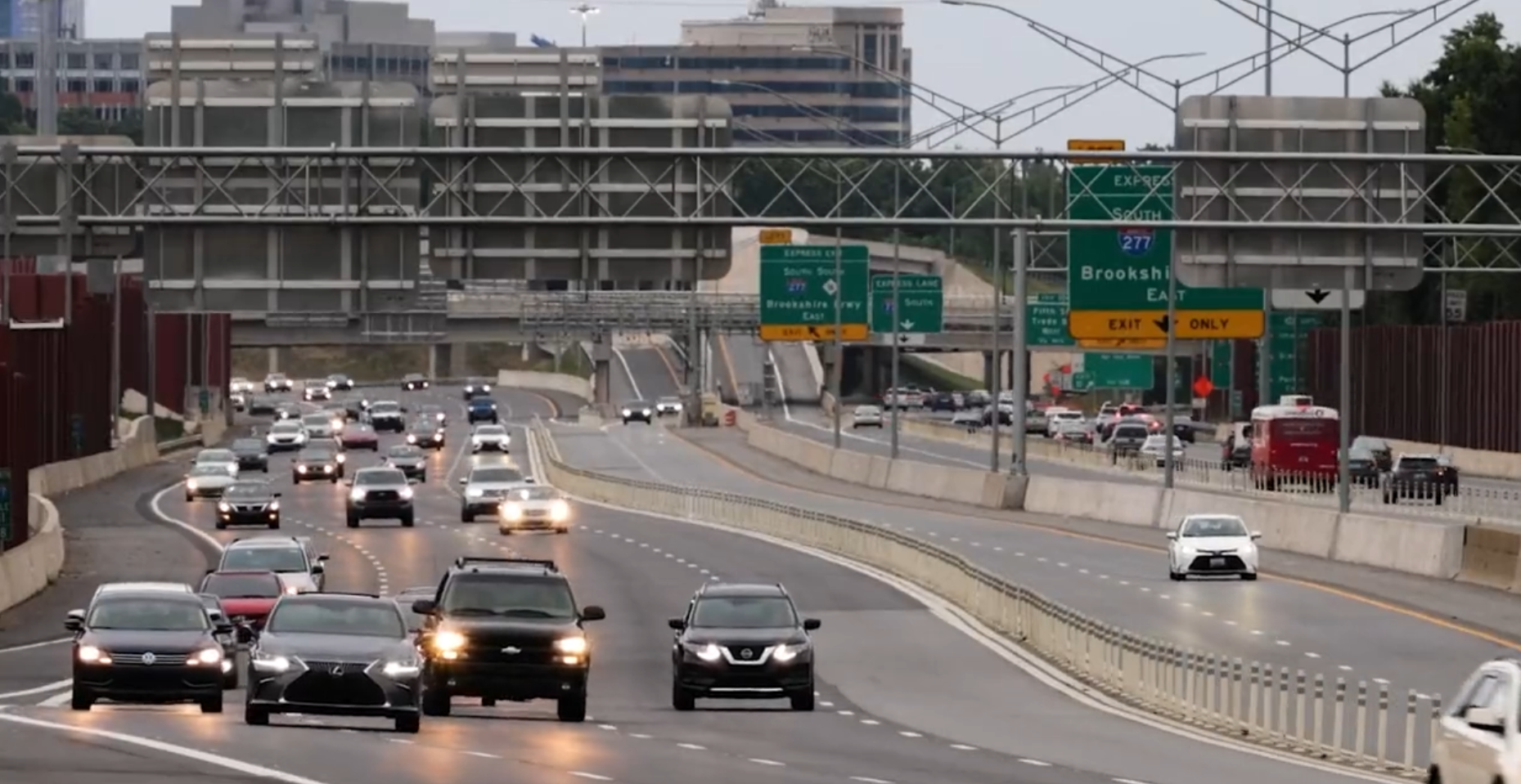 18-WHEELER TRUCK FLIPS UPSIDE DOWN ON INTERSTATE 85, ALL LANES CLOSED