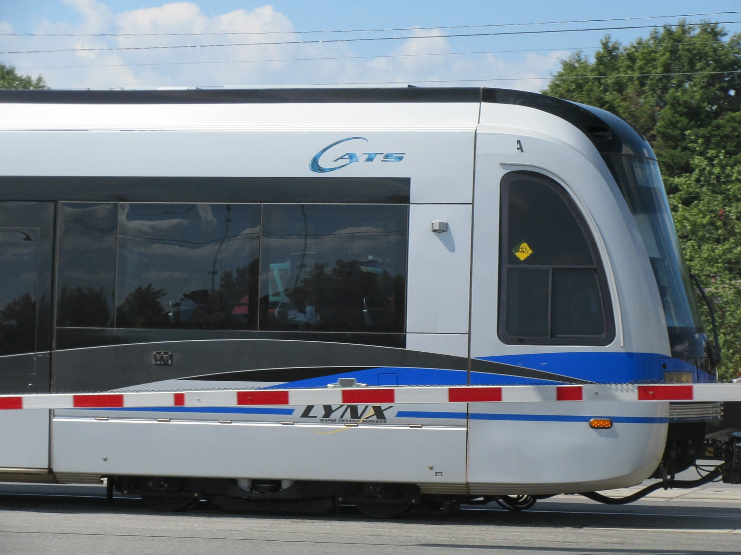 ONE SHOT ON LIGHT RAIL TRAIN IN CHARLOTTE