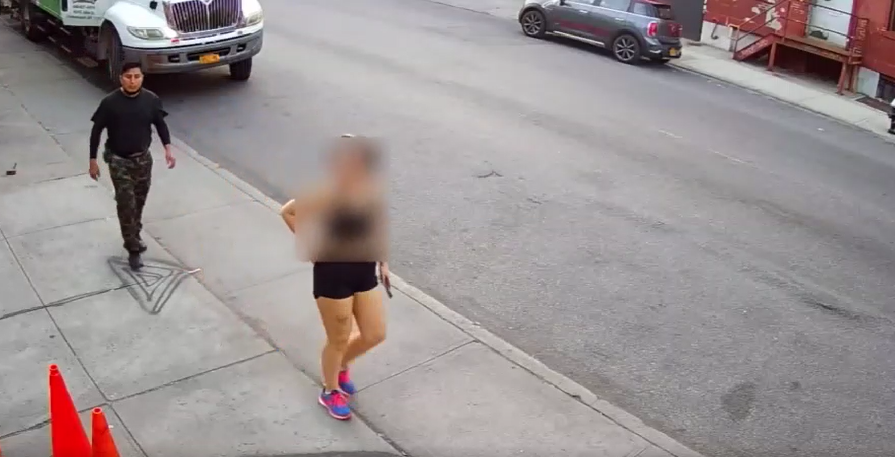 VIDEO: MAN SEXUALLY ASSAULTS WOMAN ON CITY STREET
