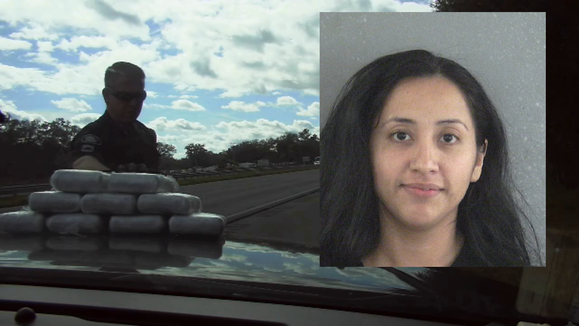 VIDEO: WOMAN CAUGHT WITH 12 BRICKS OF COCAINE, $1.2 MILLION WORTH