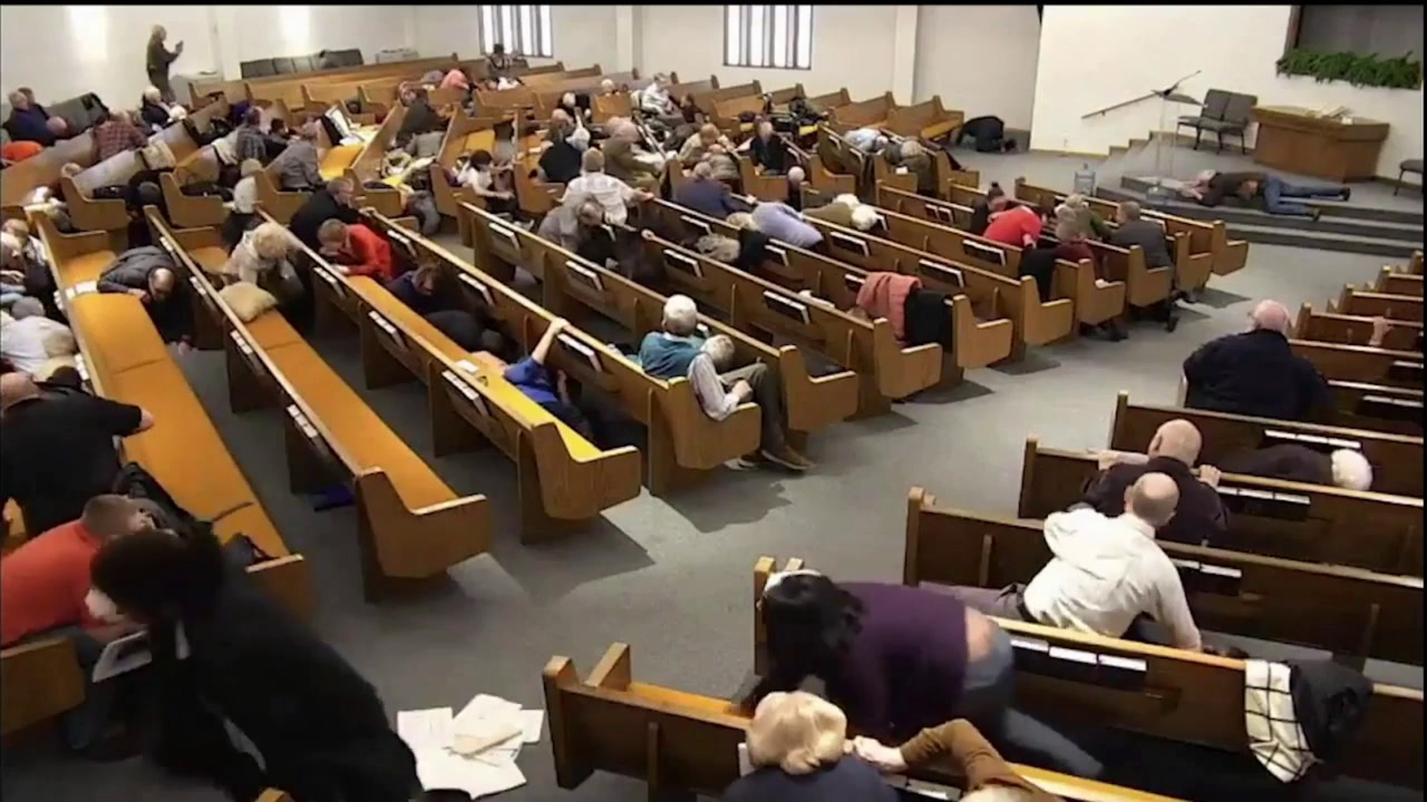 VIDEO: CHURCH SHOOTING CAUGHT ON CAMERA, 3 DEAD, CHAOS AND CONFUSION