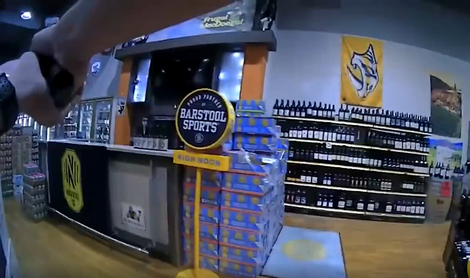 VIDEO: SHOOT-OUT AT LIQUOR STORE, SECURITY GUARD MURDERED