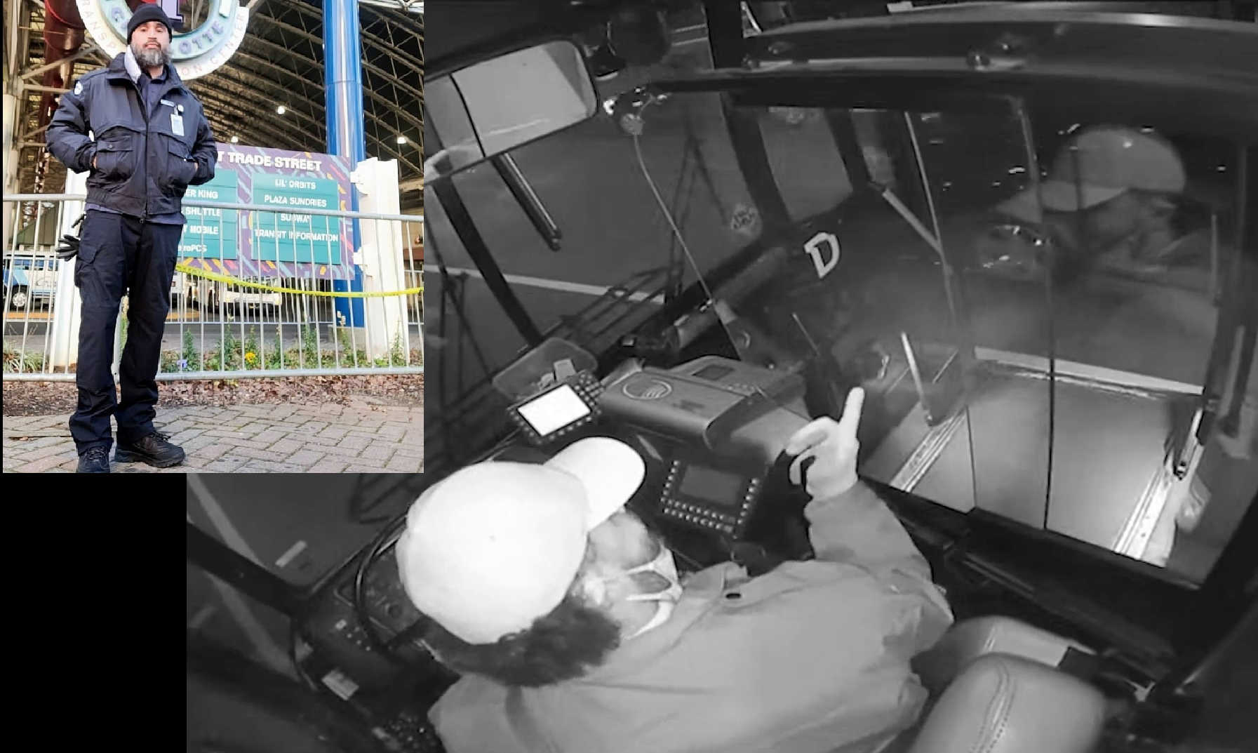 VIDEO: CHARLOTTE BUS DRIVER KILLED DRIVING BUS IN UPTOWN CHARLOTTE