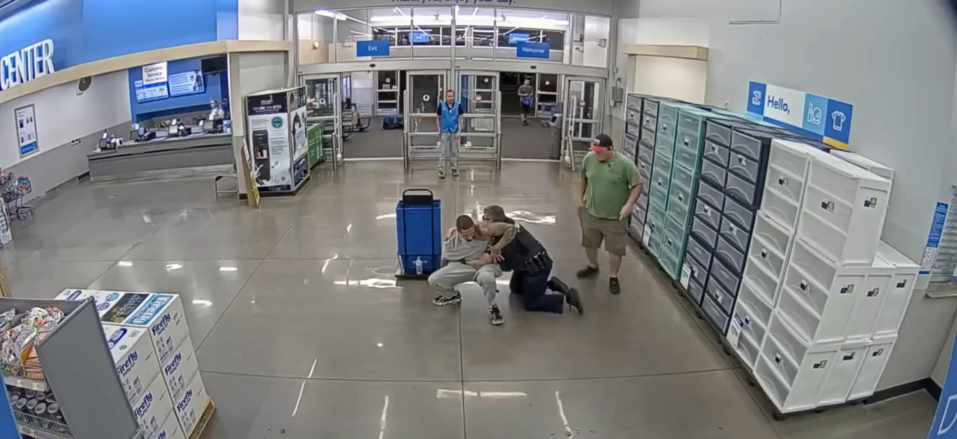VIDEO: MAN TASERED AT WALMART, ACCUSED OF STEALING