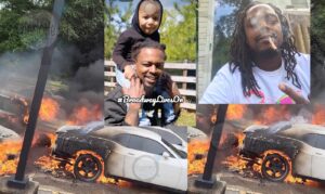 father and son killed in car crash fire