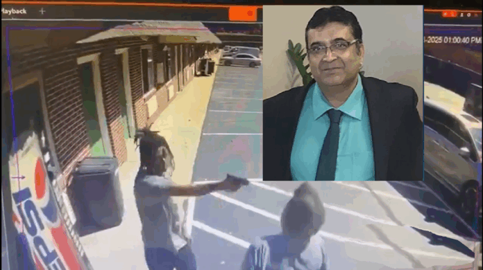 VIDEO: INDIAN MOTEL OWNER MURDERED IN BROAD DAYLIGHT AT HIS OWN BUSINESS