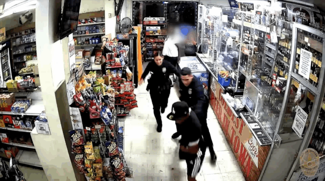video liquor store shooting