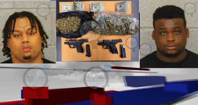 MARIJUANA AND GUNS SEIZED IN TRAFFIC STOP ON WEST SUGAR CREEK