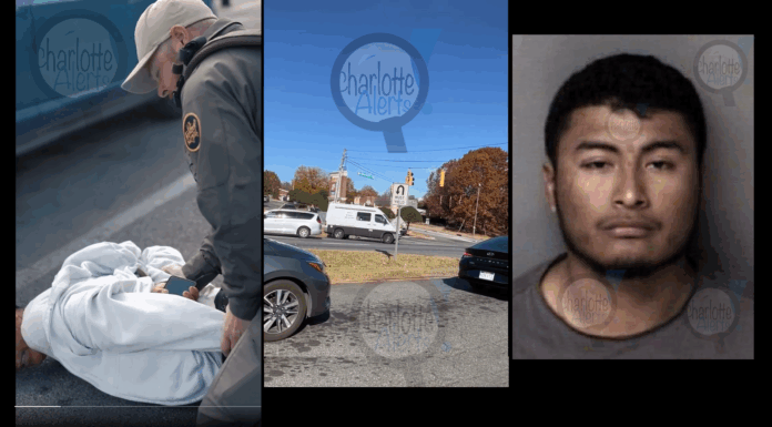 VIDEO: WORK VAN LEADS BORDER PATROL ON CHASE ON NORTH TRYON STREET, MAN WAS AMERICAN CITIZEN