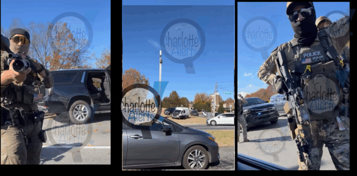 VIDEO: HIGH SPEED CHASE, BORDER PATROL CHASES ILLEGAL IMMIGRANT IN WORK VAN AND CRASHES OUT IN CHARLOTTE