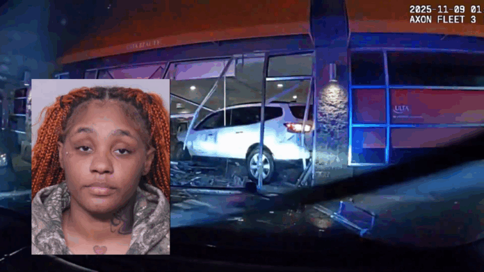 VIDEO: WOMAN CRASHES INTO ULTA BEAUTY DURING POLICE CHASE