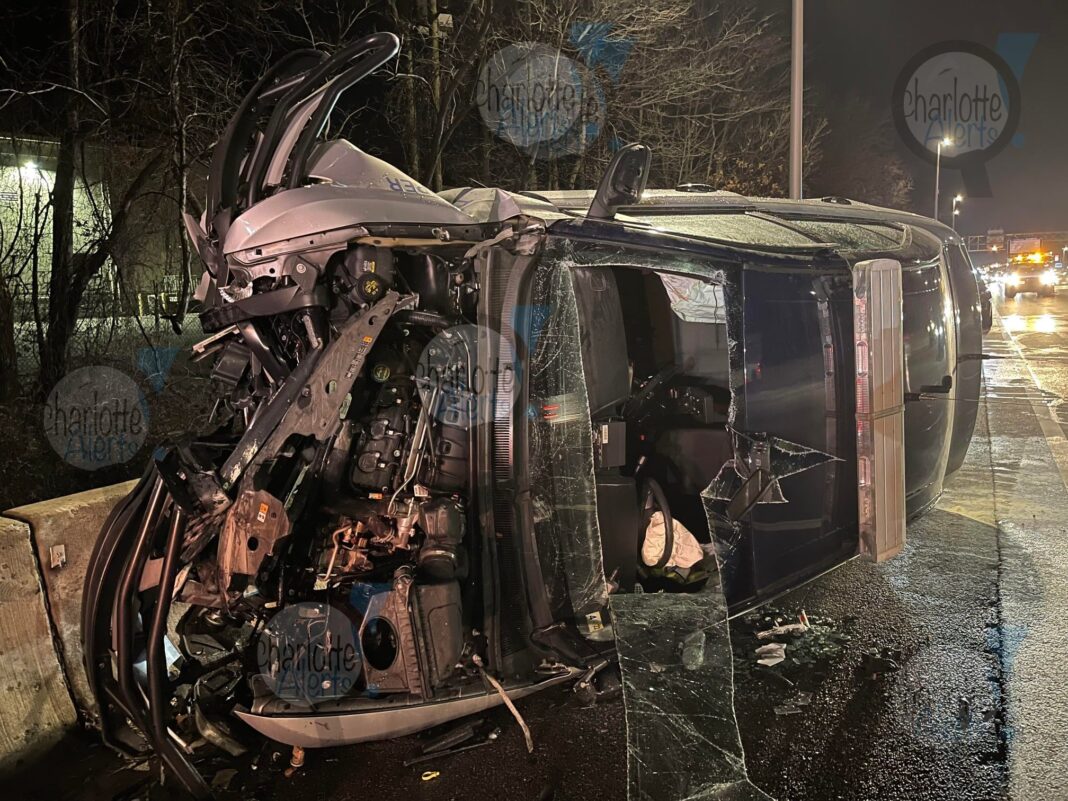 2 KILLED IN UPSIDE DOWN CAR CRASH | CHARLOTTE ALERTS NEWS