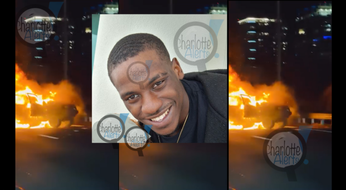 VIDEO: MAN MURDERED ON I-77 IN TRIPLE SHOOTING DRIVE-BY, CAR CATCHES FIRE