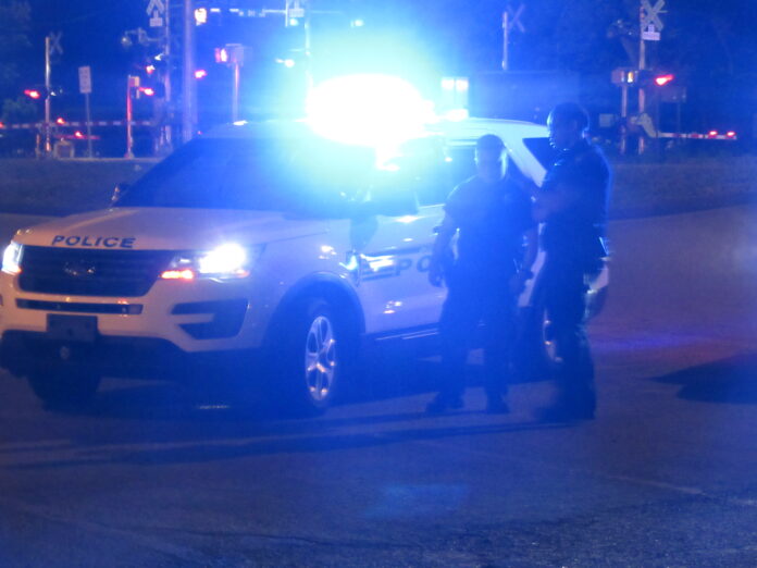 WOMAN HIT BY TRAIN AND KILLED