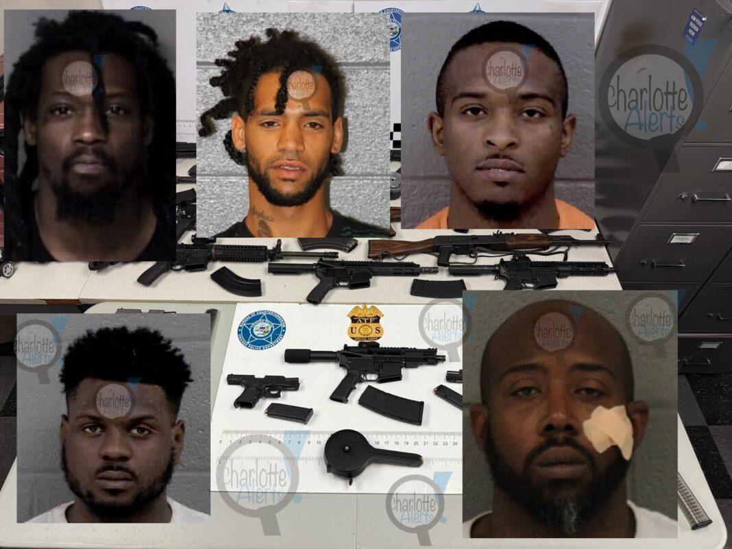 5 MEN GET PRISON TIME FOR ILLEGAL GUN POSSESSION | CHARLOTTE ALERTS NEWS