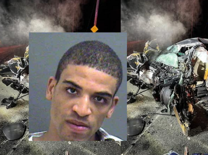 MAN DIES IN HEAD ON CRASH, ADMITTED TO NOT BEING ABLE TO SEE WELL, HAD MOTHER AND DAUGHTER