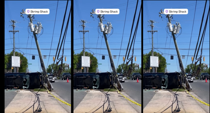 VIDEO: CAR FLIPS UPSIDE DOWN IN CRASH NEAR SHRIMP SHACK ON EASTWAY DRIVE