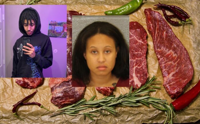 PRETTY WOMAN ACCUSED OF MURDERING BOYFRIEND DURING ARGUMENT WHILE CUTTING STEAK