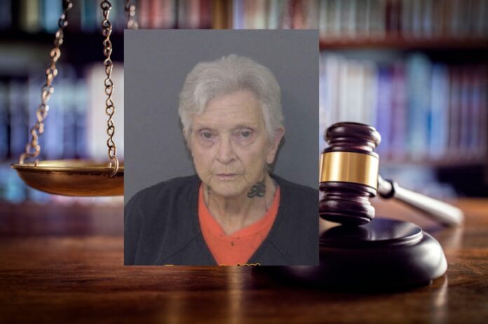 OLD WOMAN WITH NECK TATTOO ACCUSED OF MURDERING HER HUSBAND
