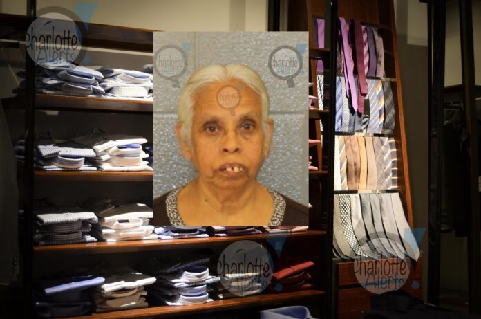 GRANDMOTHER ACCUSED OF STEALING FROM BELK IN SOUTH PARK MALL