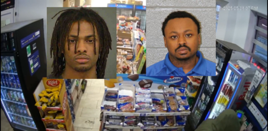 video murder at gas station